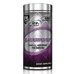 L-არგინინი L Arginine 120 caps 